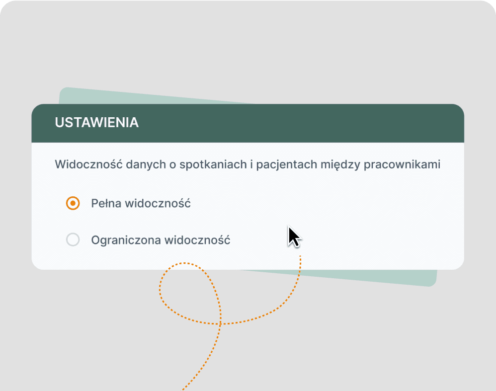 Ustawienia widoczności danych